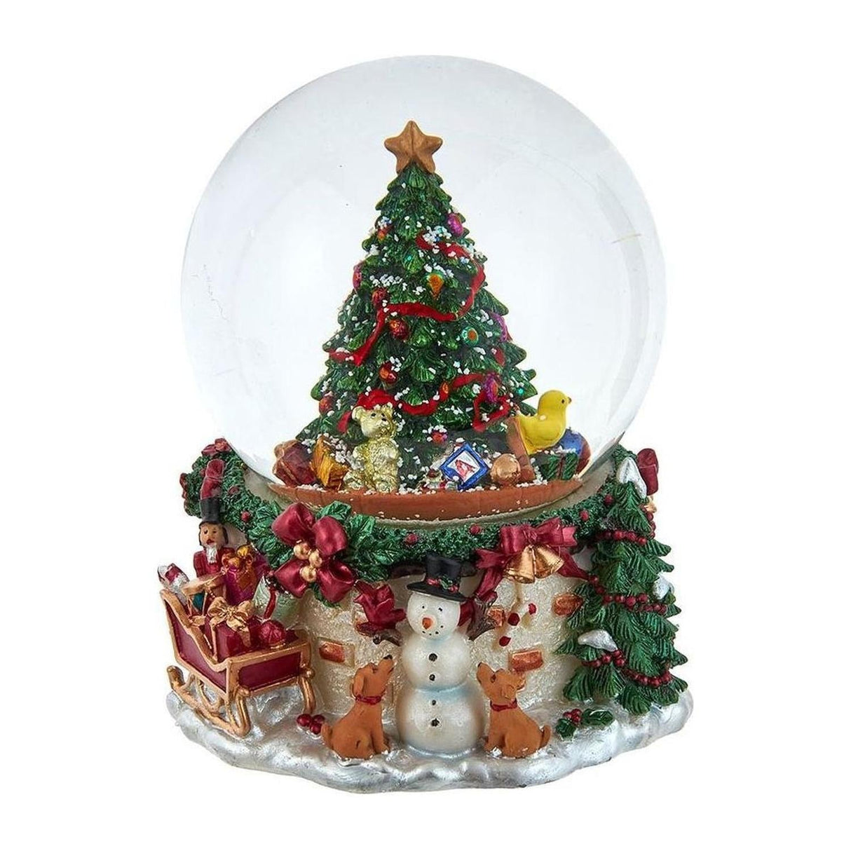 Kurt Adler 6-Inch Christmas Tree Revolving Music Box