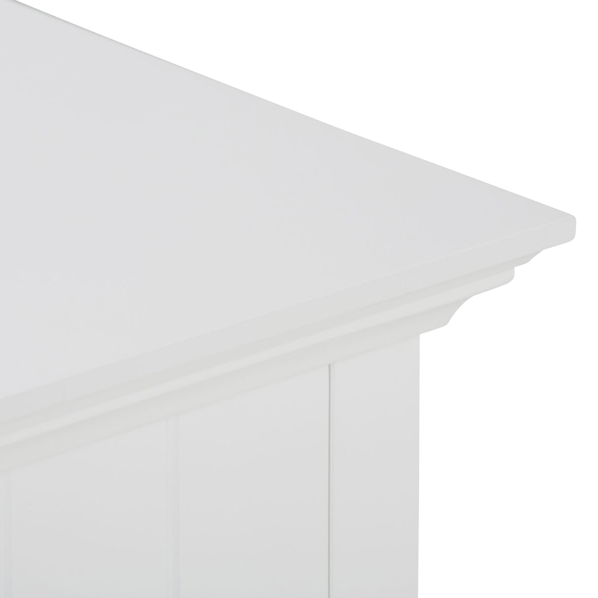 Acadian - 4 Drawer Floor Storage Cabinet - Pure White