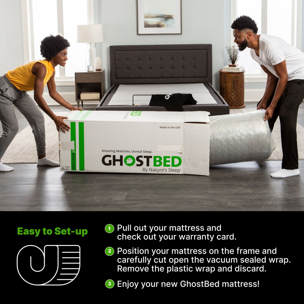 Premium - 14" Foam Mattress With Cooling Ghost Ice Cover And Copper Infused Memory Foam