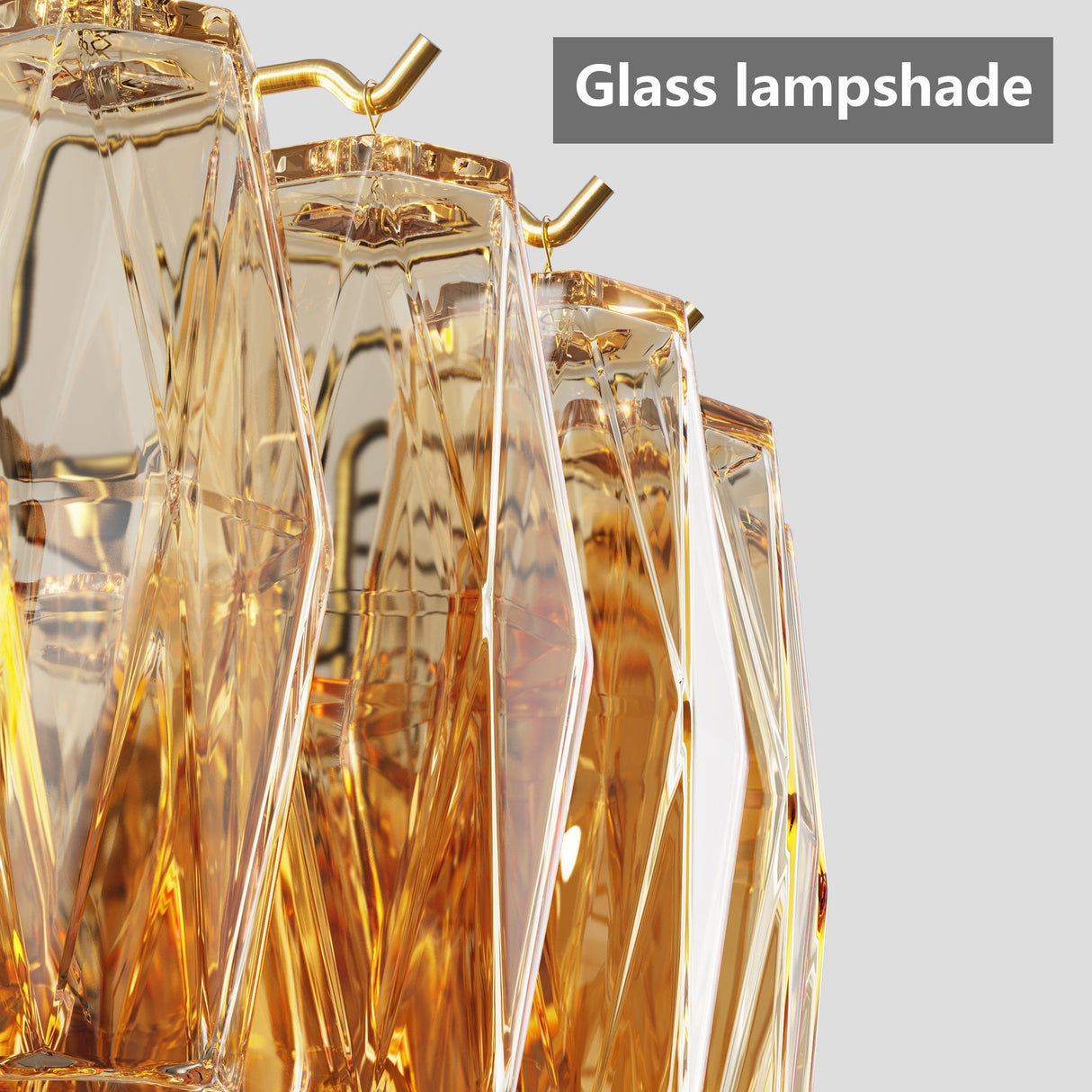 37" Extra Large 14-Light Gold Modern Round Chandelier