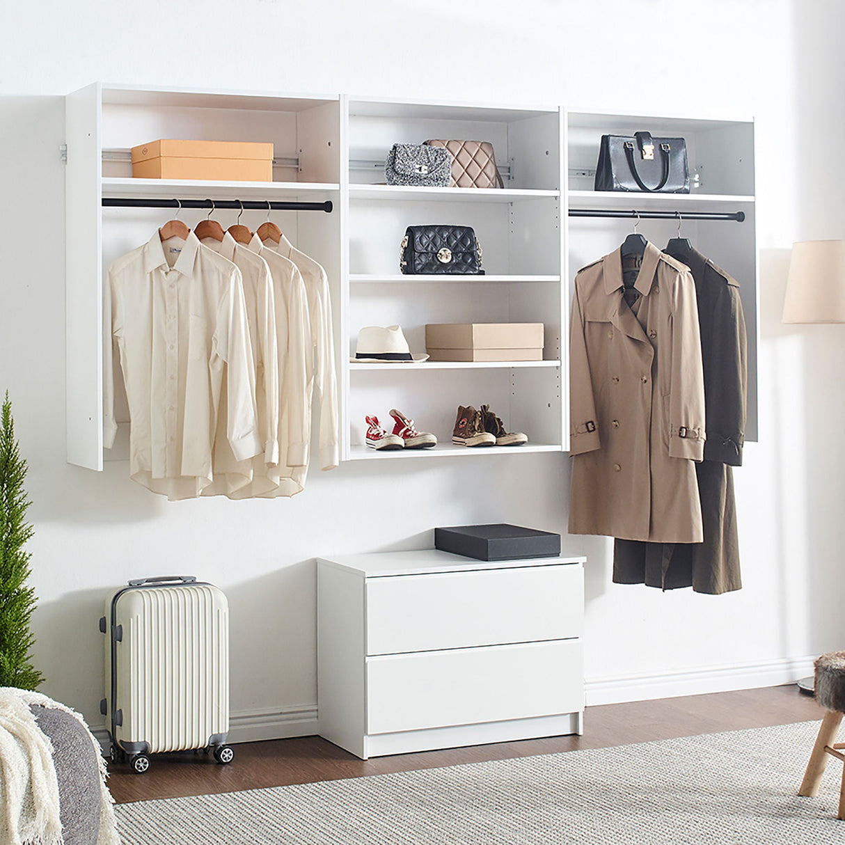 Devi - Modular Wood Closet System With Versatile Storage