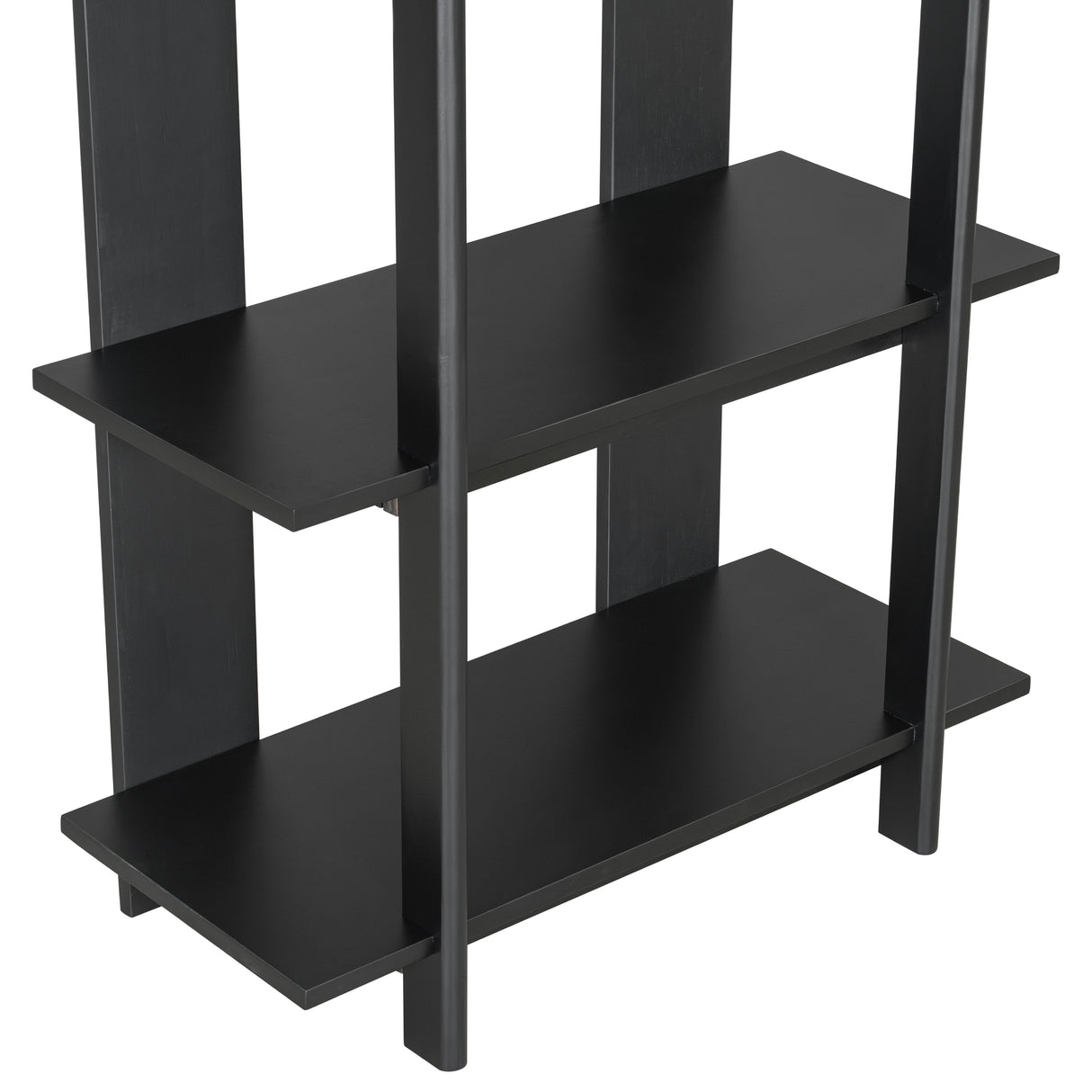 4-Tier Wooden Open Bookcase