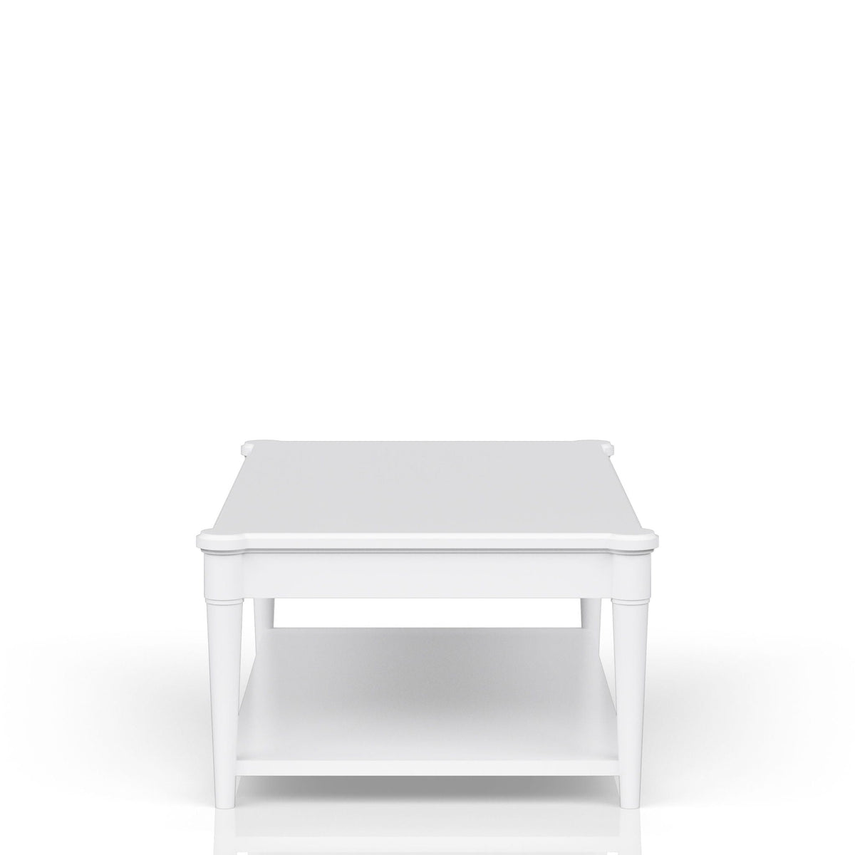 Cocktail Table With Two Storage Drawers And Casters