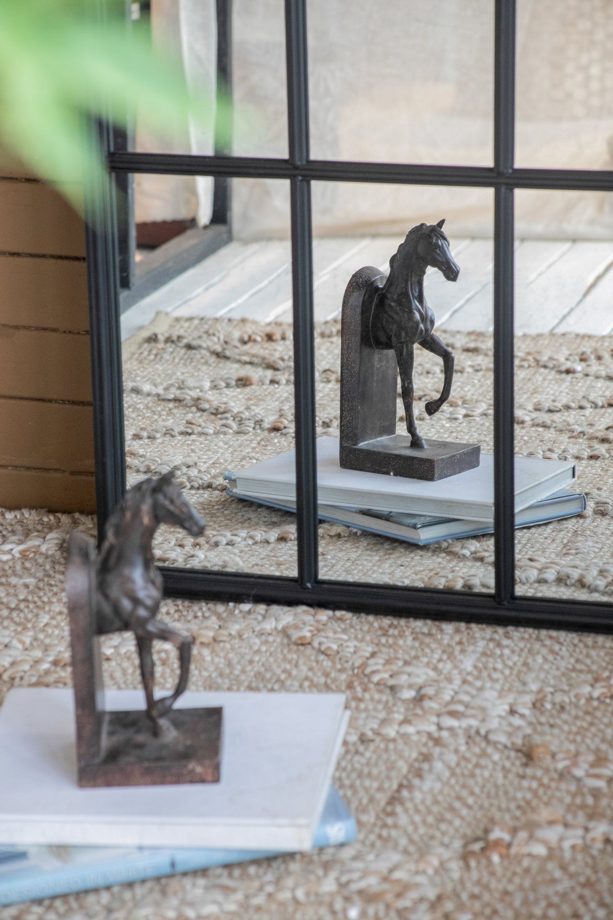 S/2 5x4x10.5' Trotting Horse Bookends