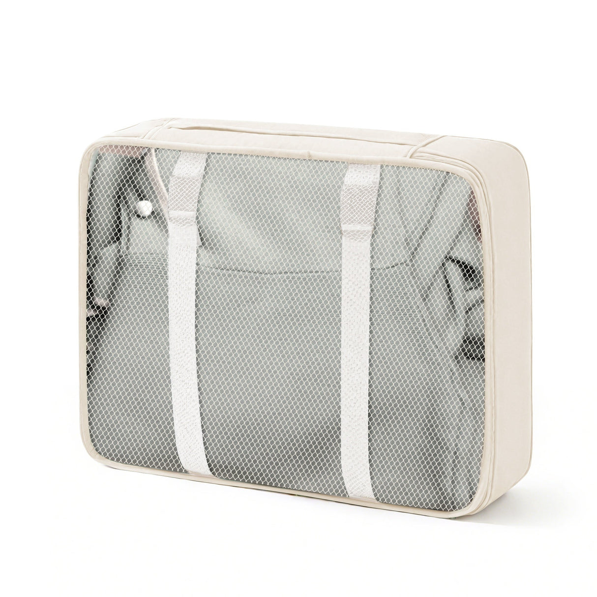 Hardshell ABS Luggage Set 24-Inch Spinner Suitcase with 2 Packing Cubes