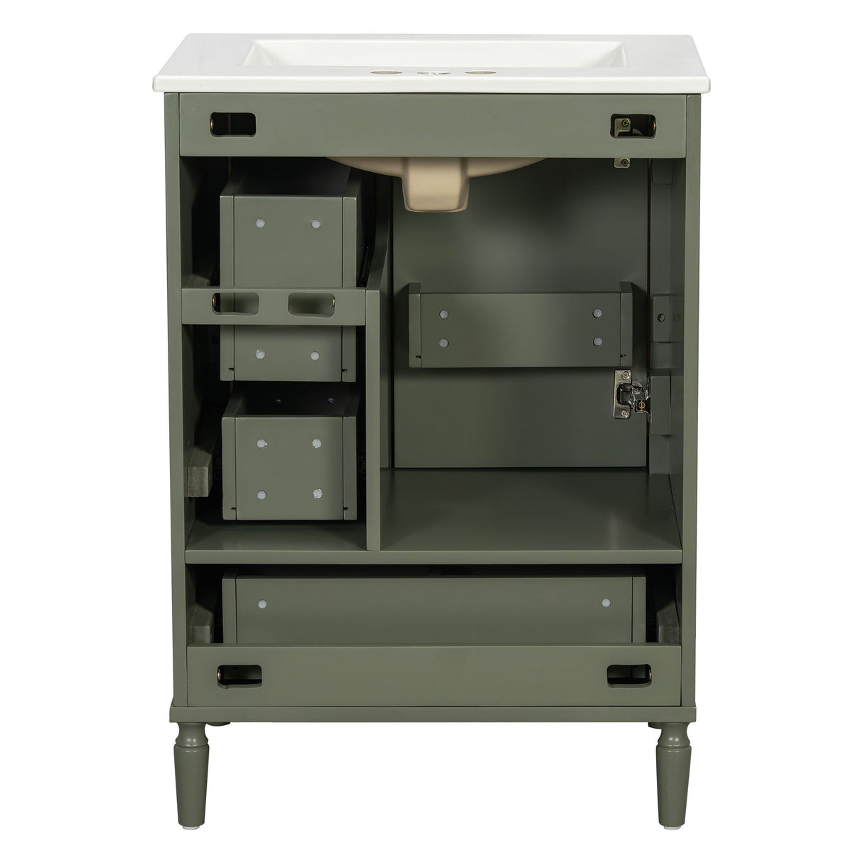 Traditional Bathroom Vanity Set With Soft Close Doors