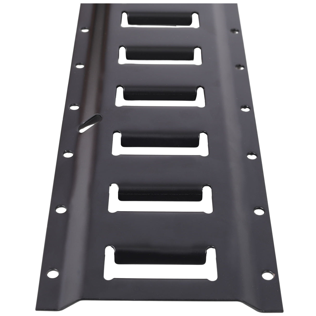 12 Pieces E Track Tie-Down Rail Kit For Trucks, Vans, Garages - Black