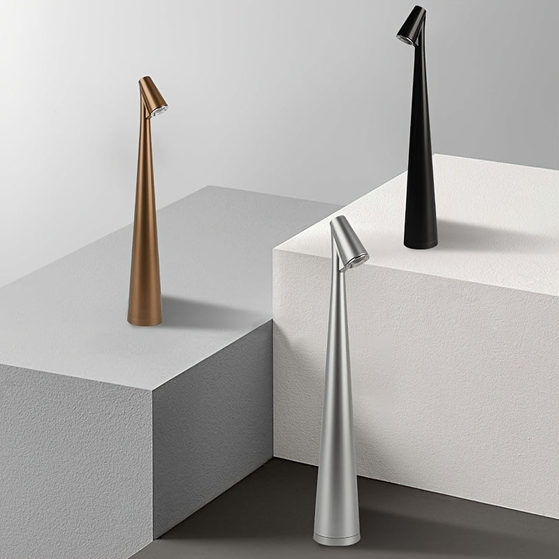 Rechargeable Touch LED Table Lamp – 3 Color Dimmable Light for Reading & Bedroom