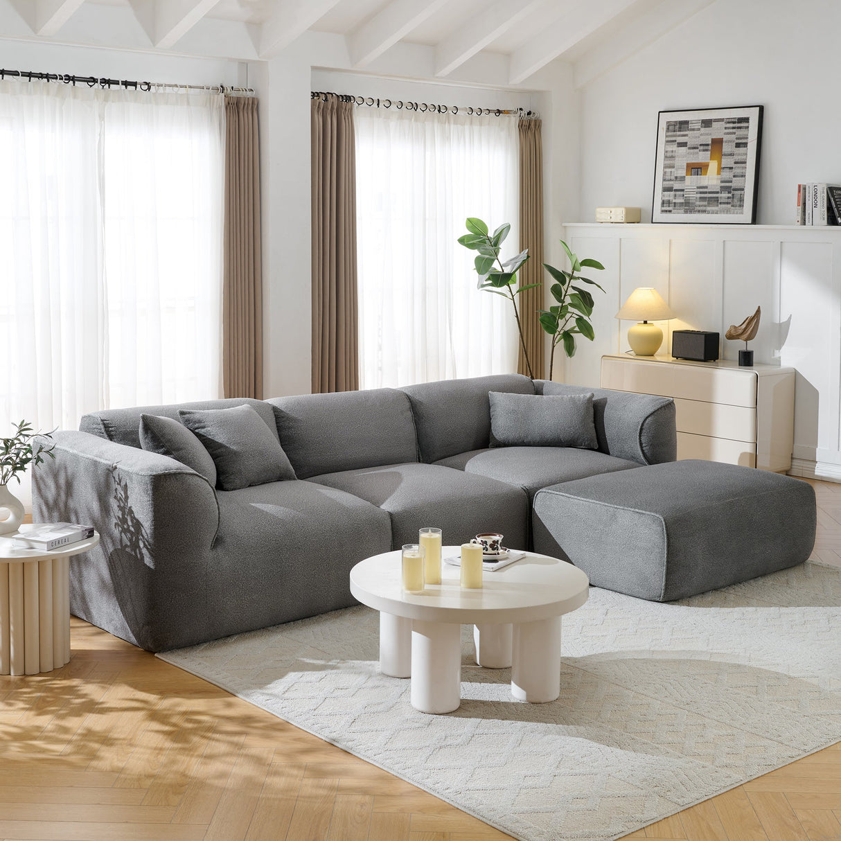 U_Style Luxury Living Room Sofa