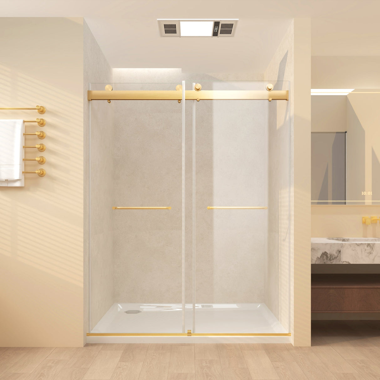Frameless Sliding Glass Shower Doors