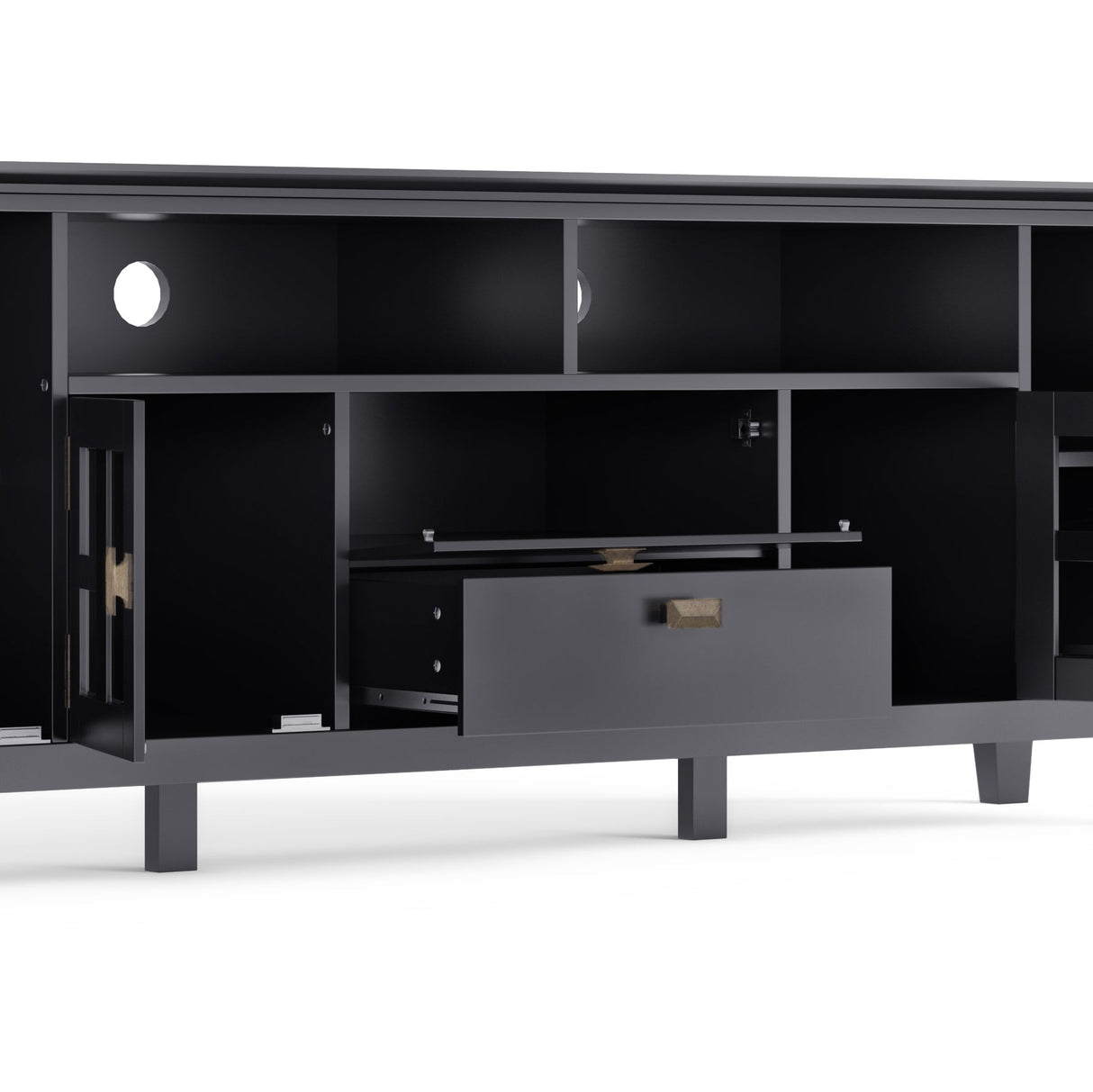 Artisan - 72' TV Media Stand - Black