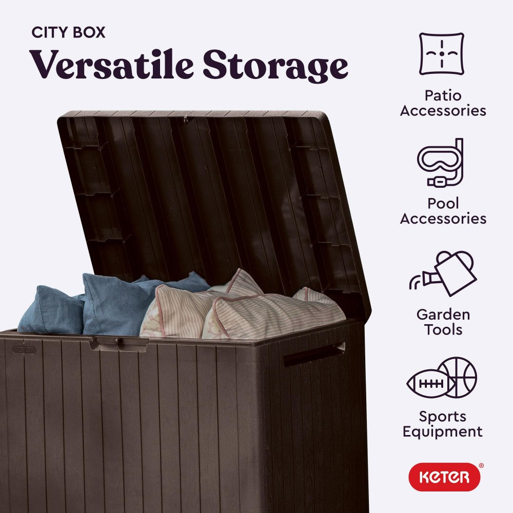 30 Gallon Resin Outdoor Storage Box