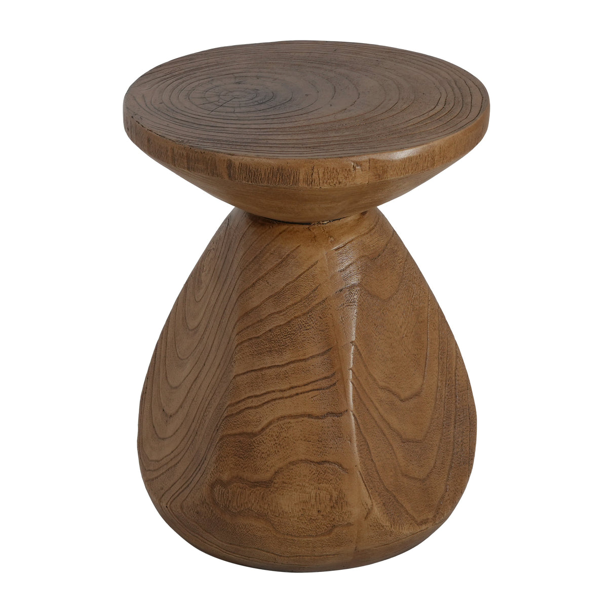Patti Outdoor Patio MGO Wood Side Table