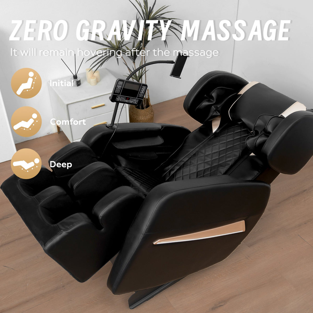 Massage Chair Recliner With Zero Gravity And Full Body Air Pressure