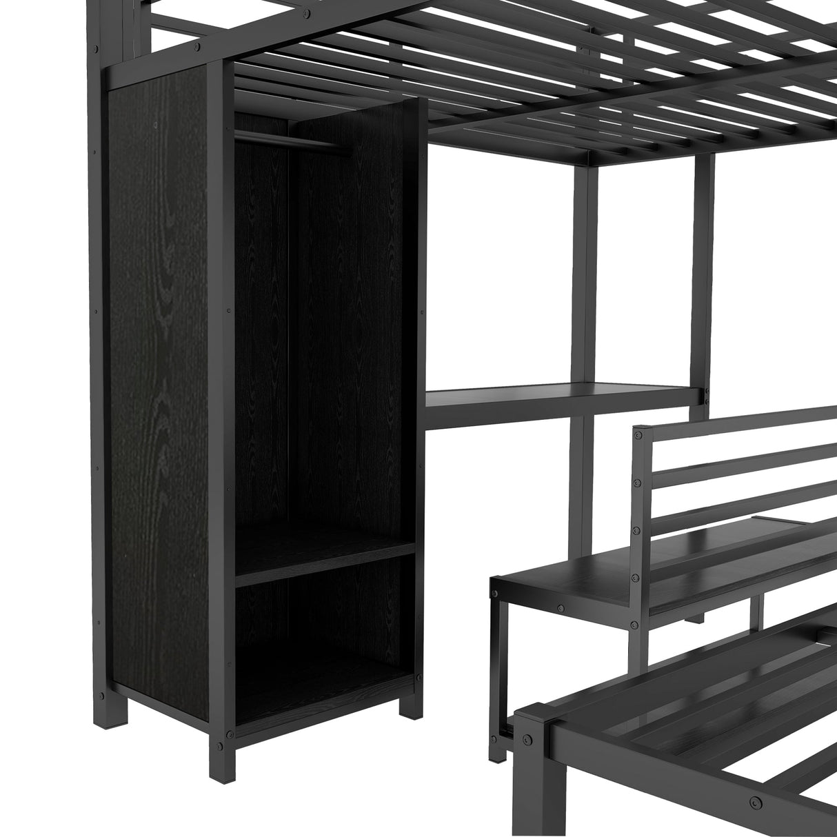 Queen Over Queen Size Bunk Bed Frame