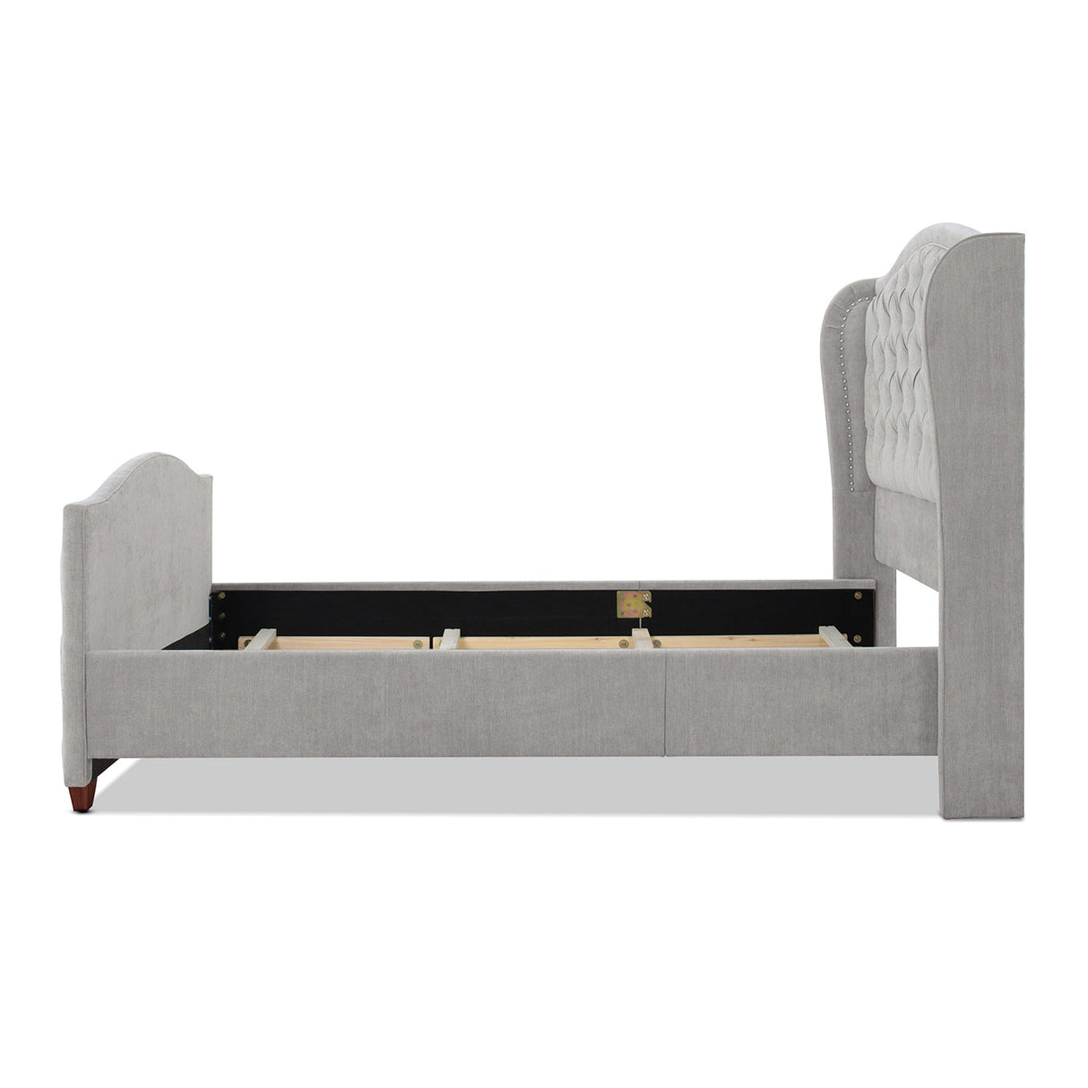 The Eldhavn™ Nailhead Upholstered Bedframe King