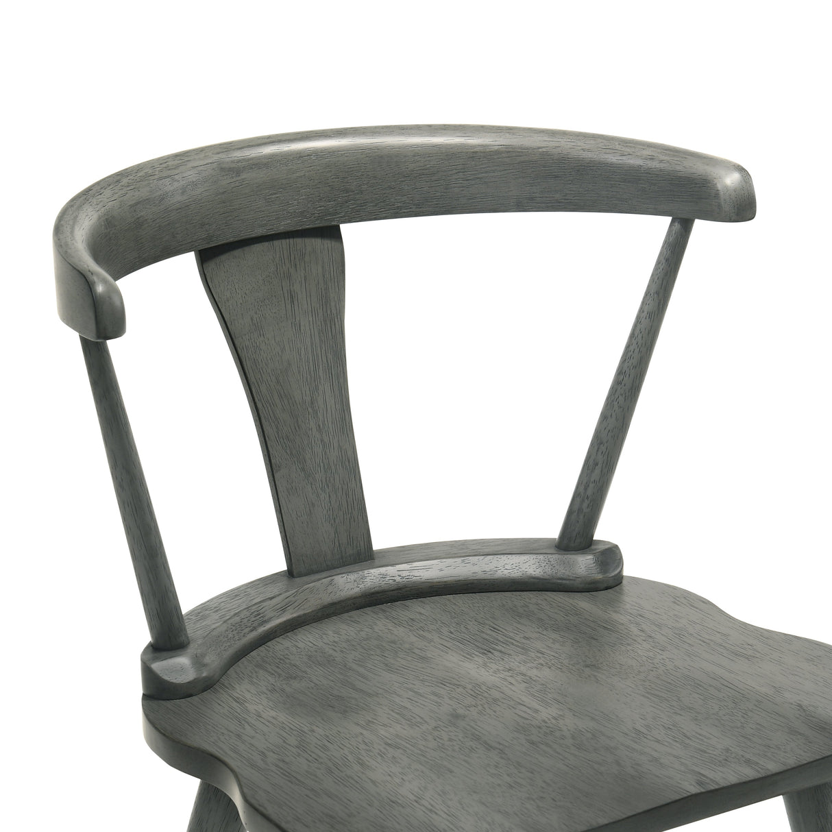 Modern Farmhouse Wood Dining Chairs, Set of 2