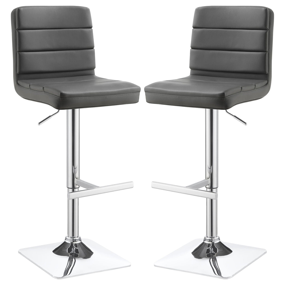 Adjustable Bar Stool (Set of 2) - Gray