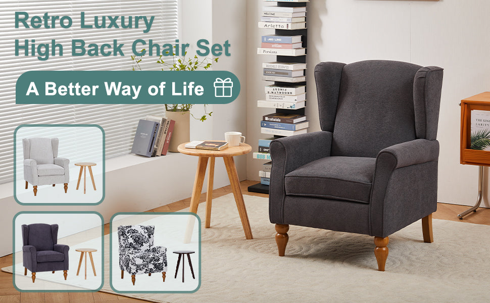 Coffee Table & Armchair Set