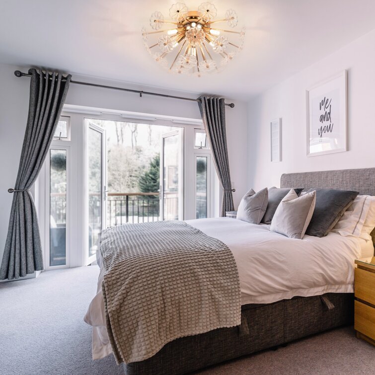 Gold Flush Mount Ceiling Light