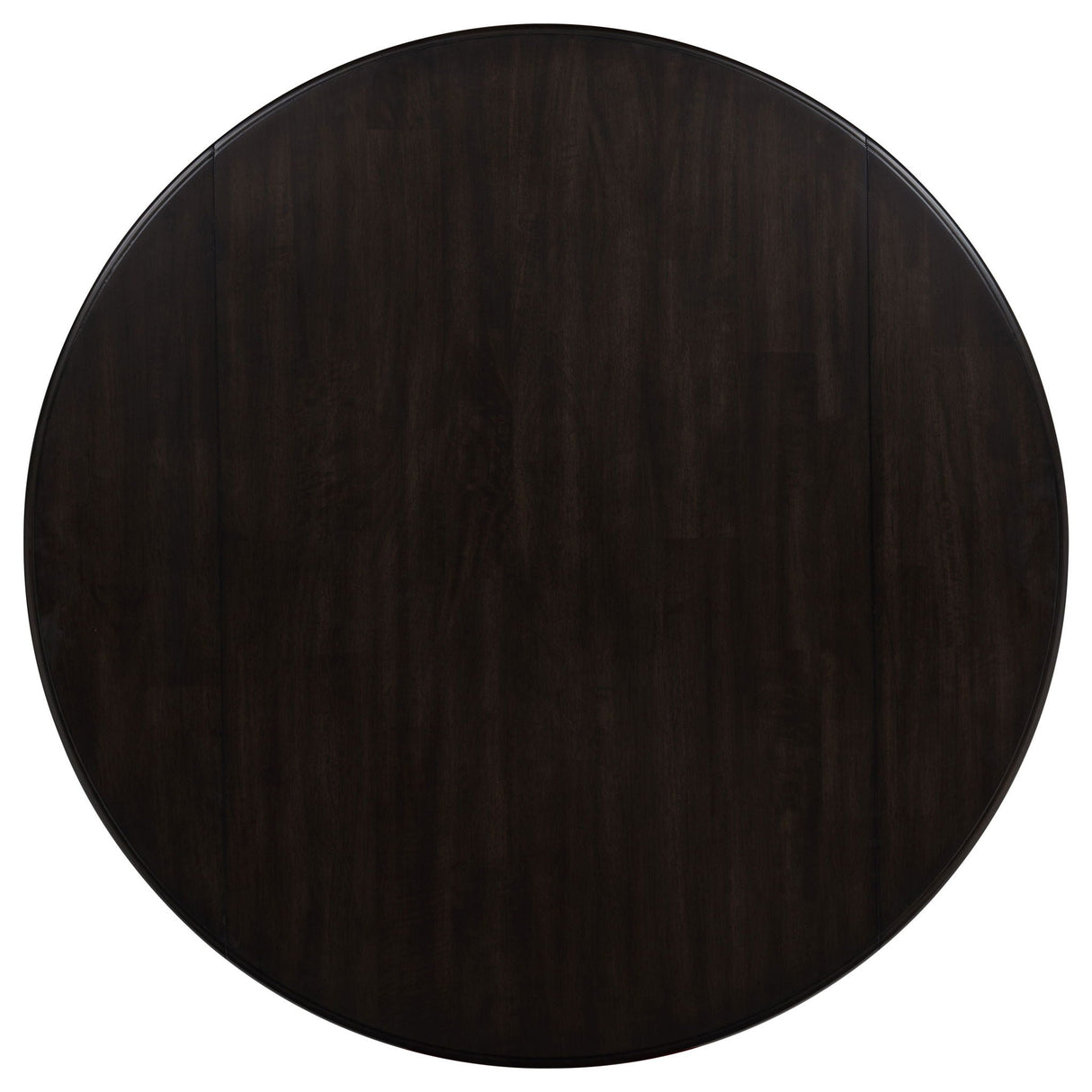 Catley 5-piece Round Drop Leaf Dining Table Set Dark Coffee