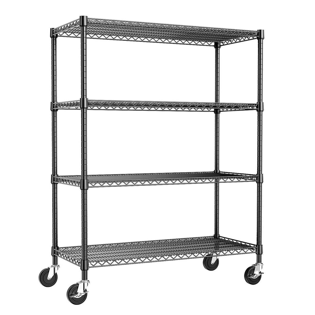 2640 LBS Industrial Metal 4 Tier Shelving