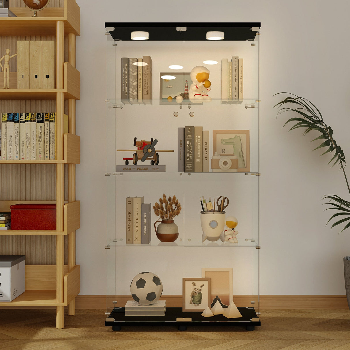 Tempered Glass Display Cabinet