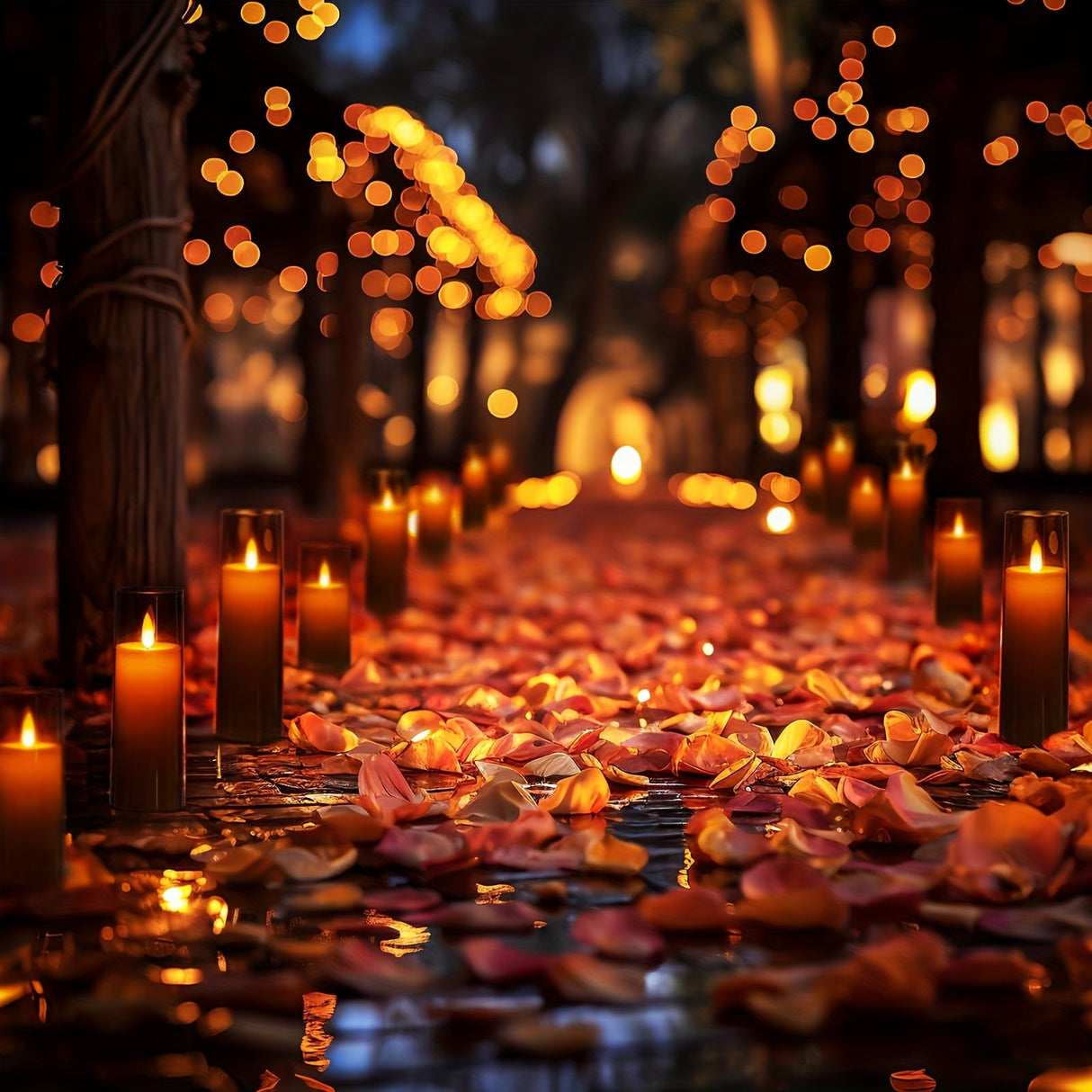 9pcs Flickering Flameless LED Pillar Candles with Remote & Timer