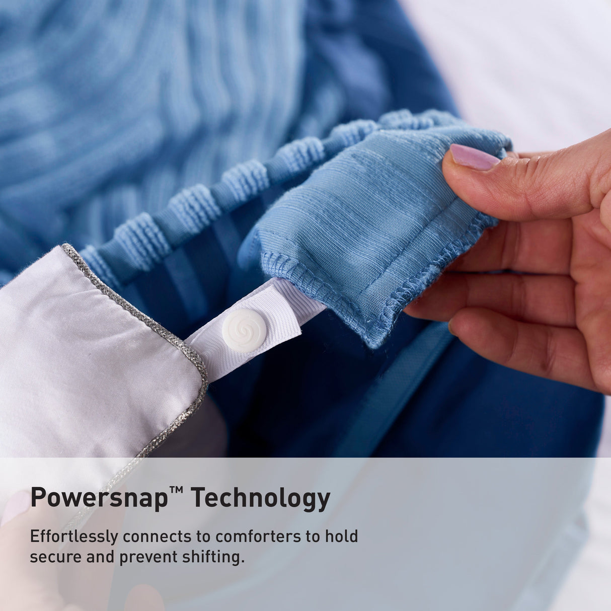 Bedgear Performance Duvet Set, King - Stonewash Blue/Racetrack