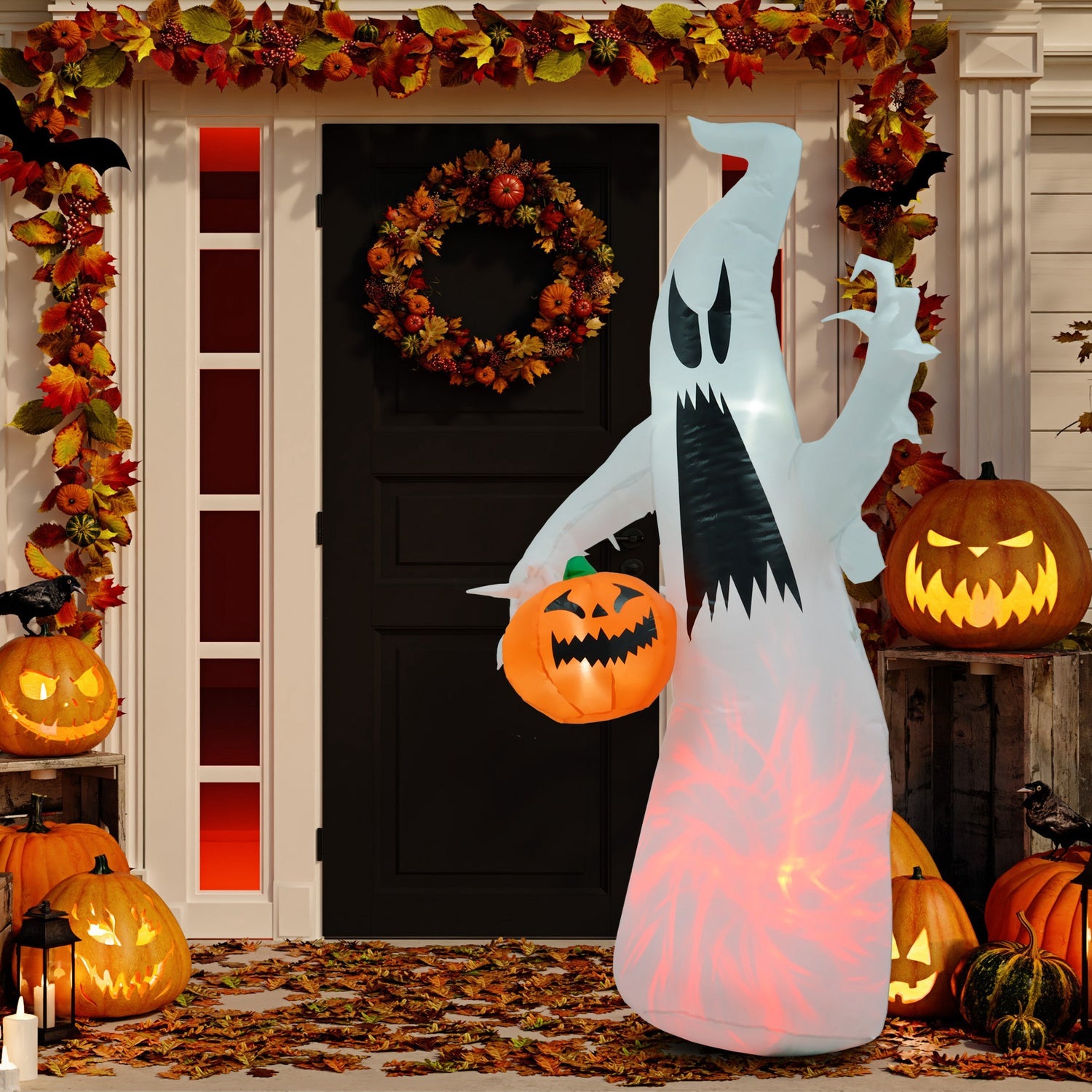 5.9'-Towering-LED-Lit-Inflatable-Ghost-Halloween-Decor