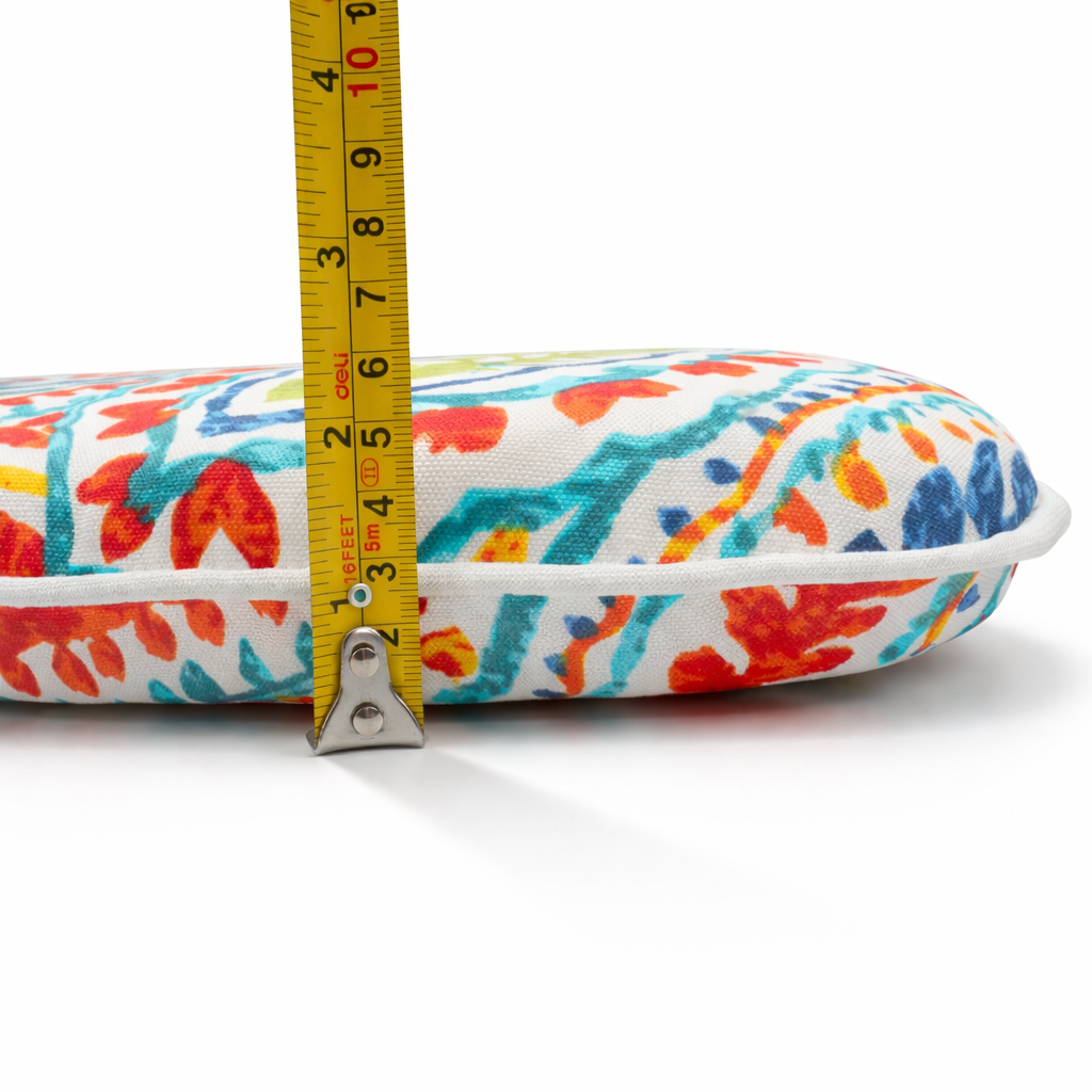 Outdoor Patio Chair Cushions, Water-Repellent U-Shape Thick Foam Seat Cushions (Set of 4)