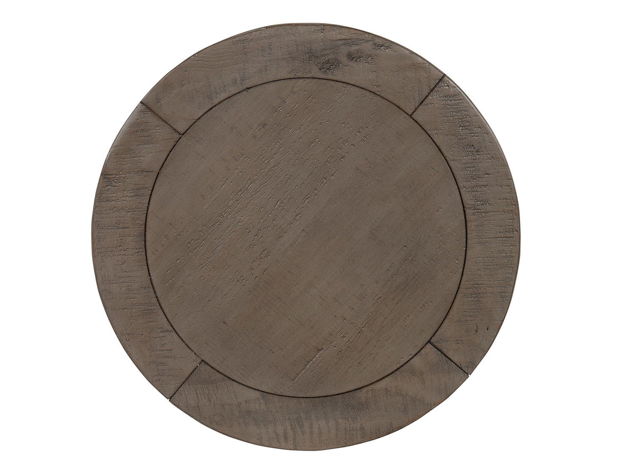 Paxton Place - Round Accent End Table - Dovetail Gray
