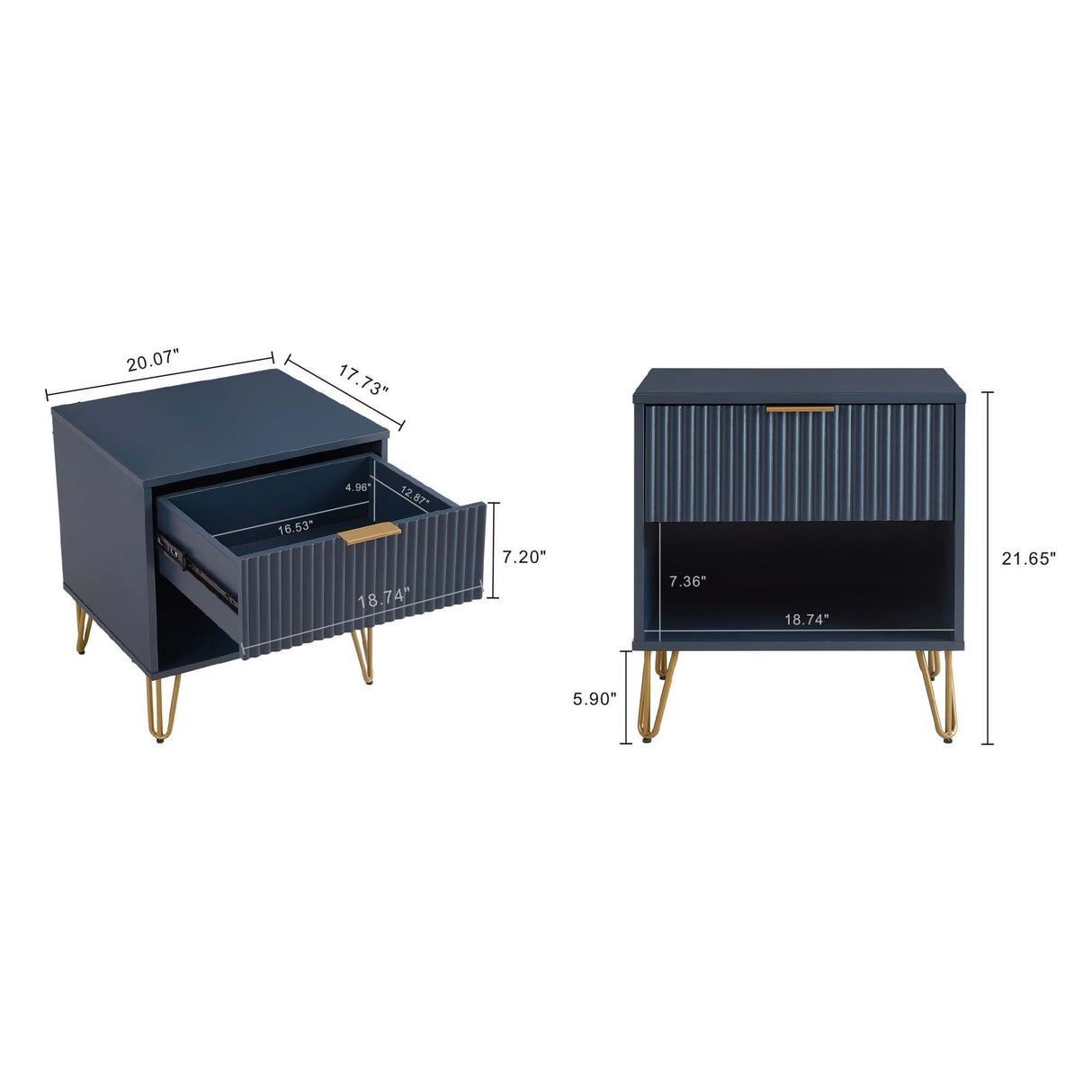 Dumbo - Modern Nightstand