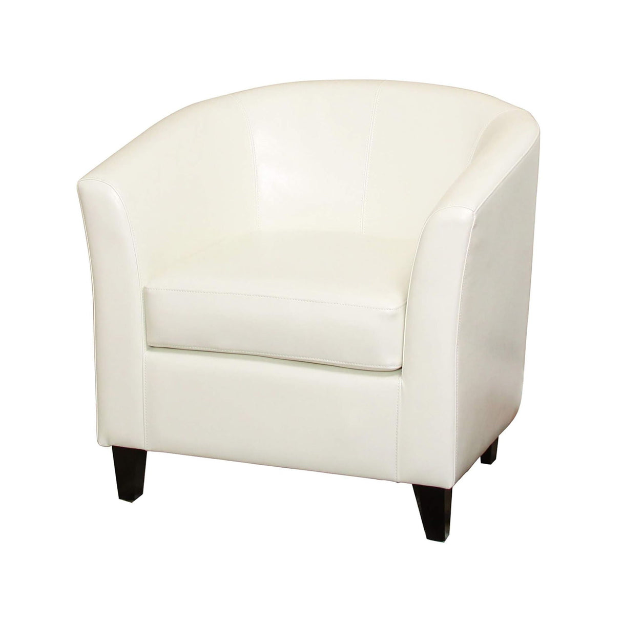 Zenithon Upholstered Club Chair With Rounded Back