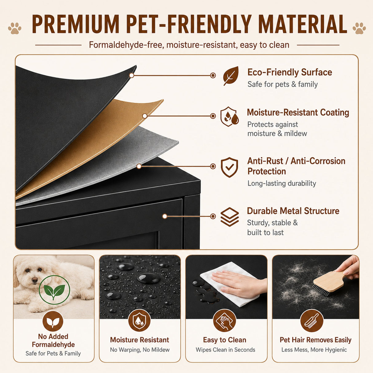 Metal Cat Litter Box Enclosure