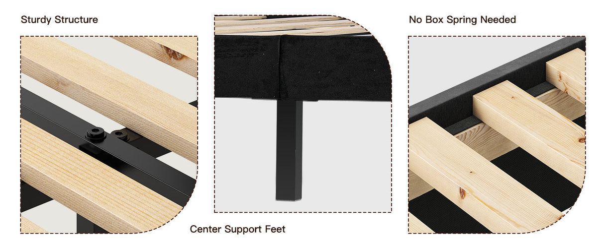 Upholstered Platform Bed