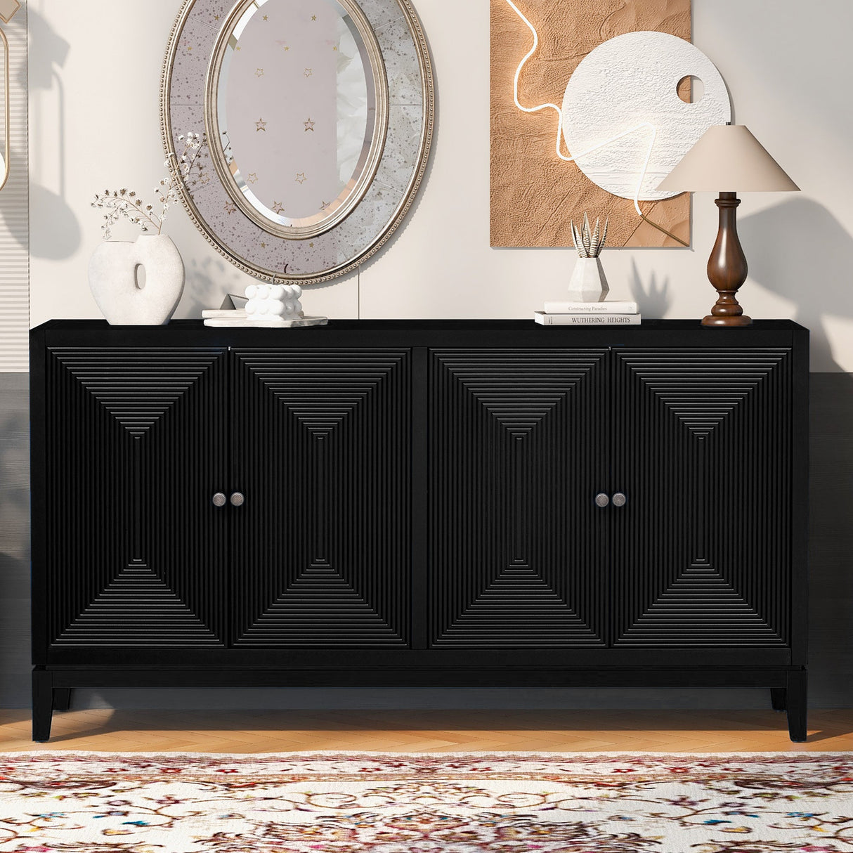 U-Style Storage Cabinet Sideboard Buffet