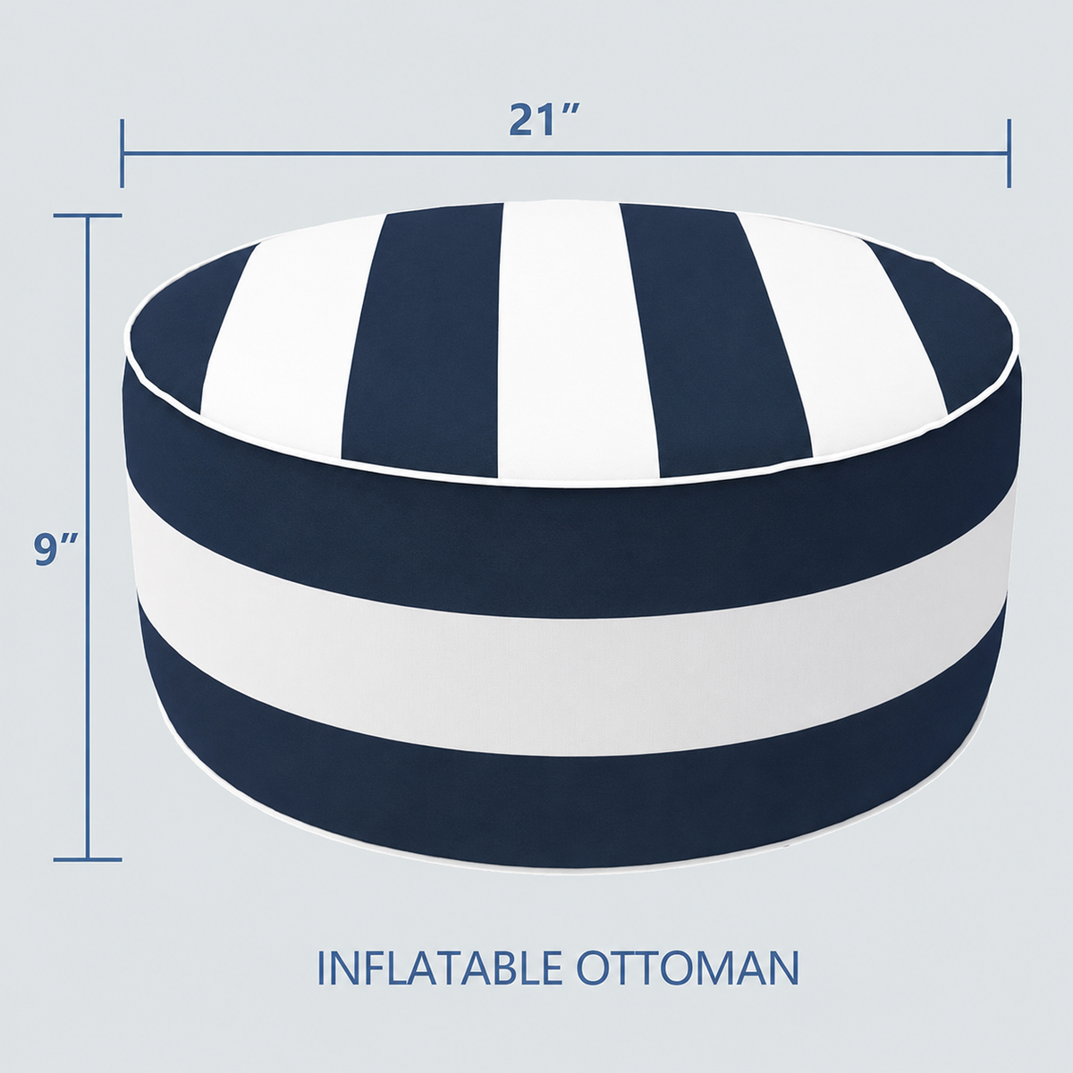 2 Pack Outdoor Inflatable Ottoman
