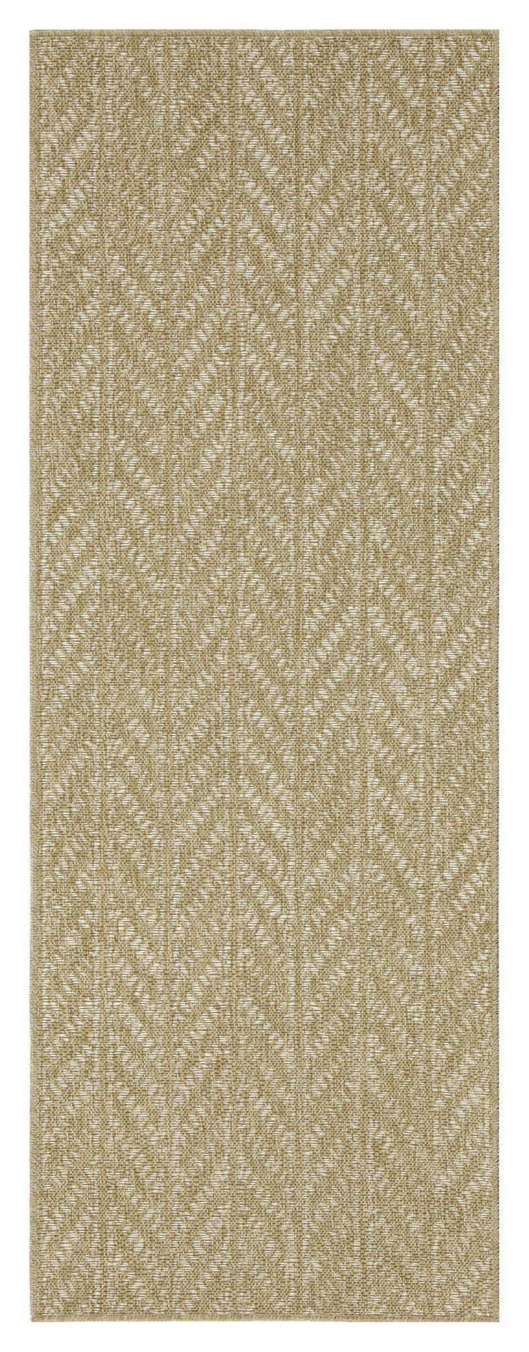 Earth GC_NTL1014 Jute/White Indoor/Outdoor Area Rug