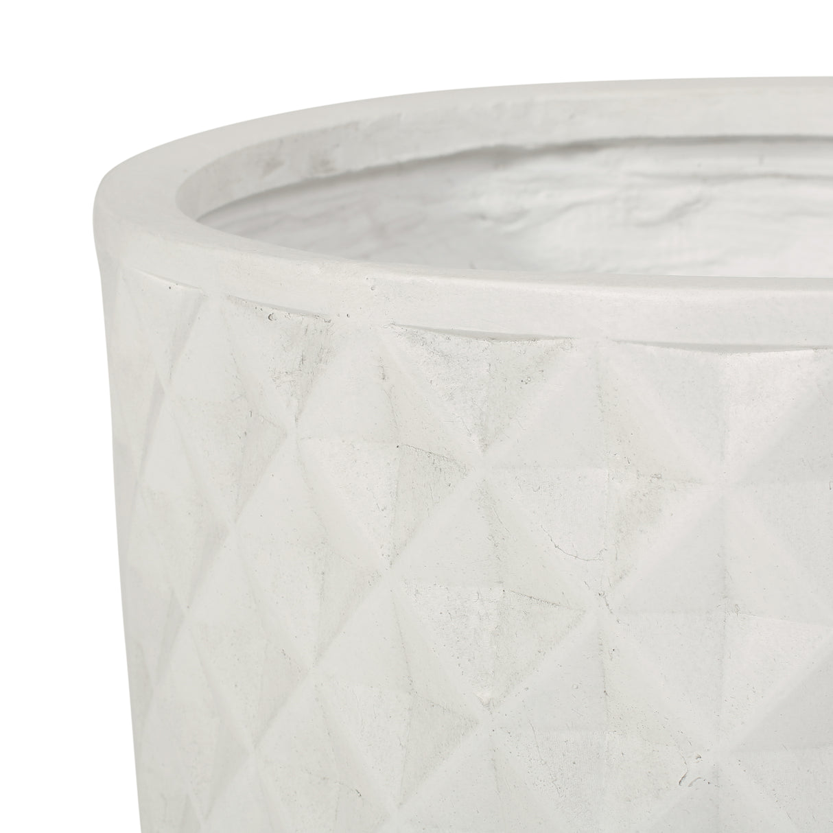 Classic antique white planter