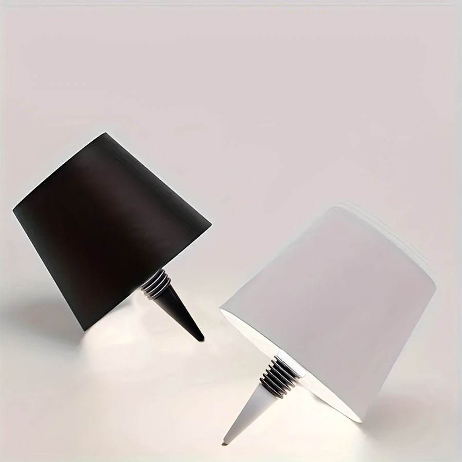 Wireless Bottle Lamp – Rechargeable 3-Color Dimmable Touch LED Light for Bars