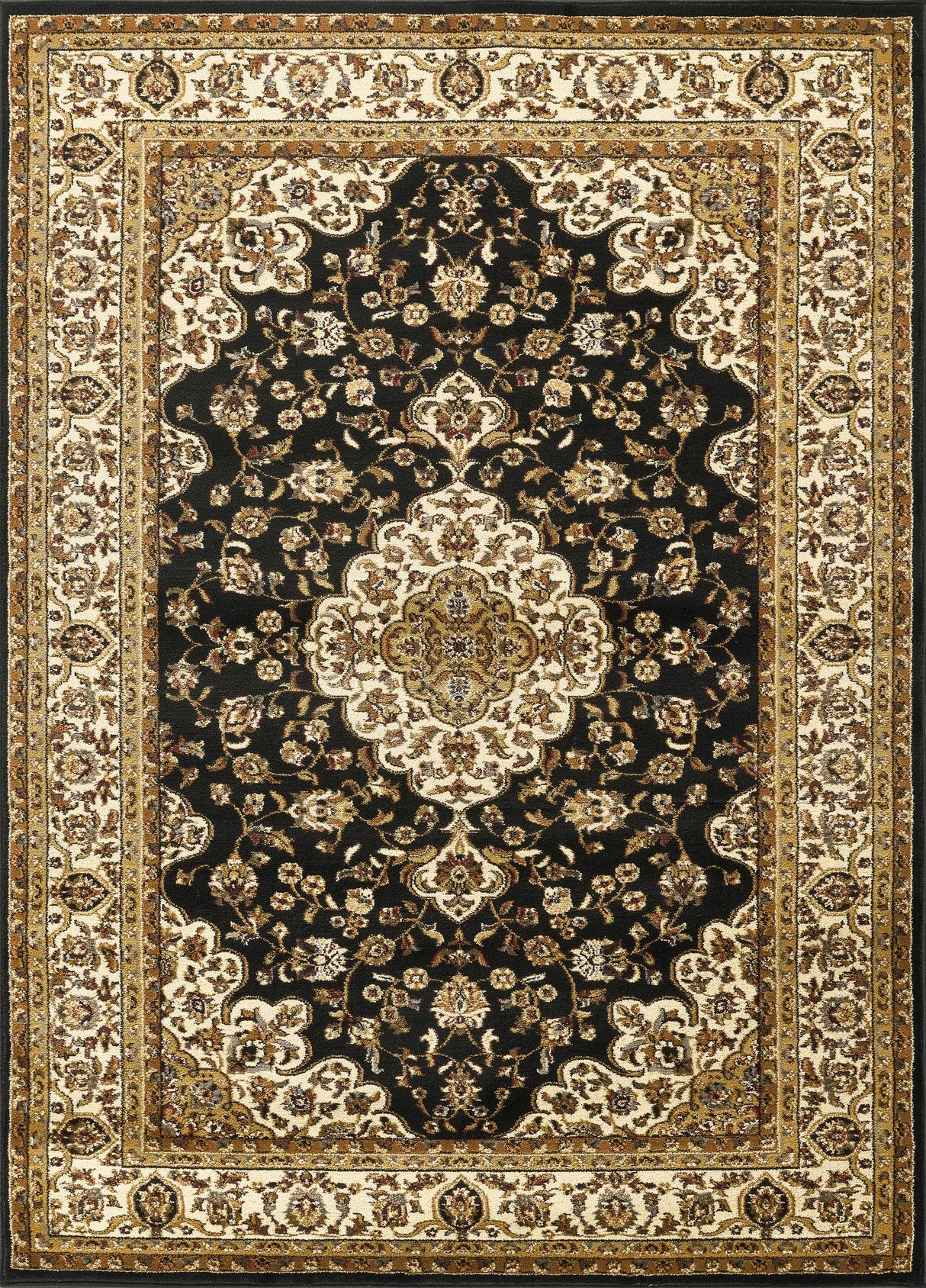 Classic GC_VIN5003 Black Area Rug