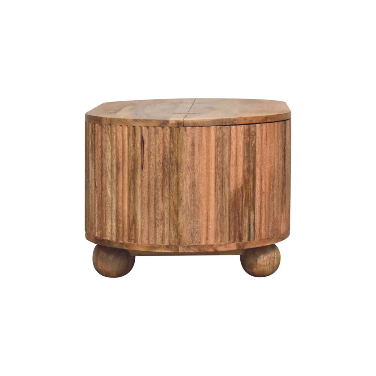 Solid Wood Soba Ball Lid-Up Coffee Table