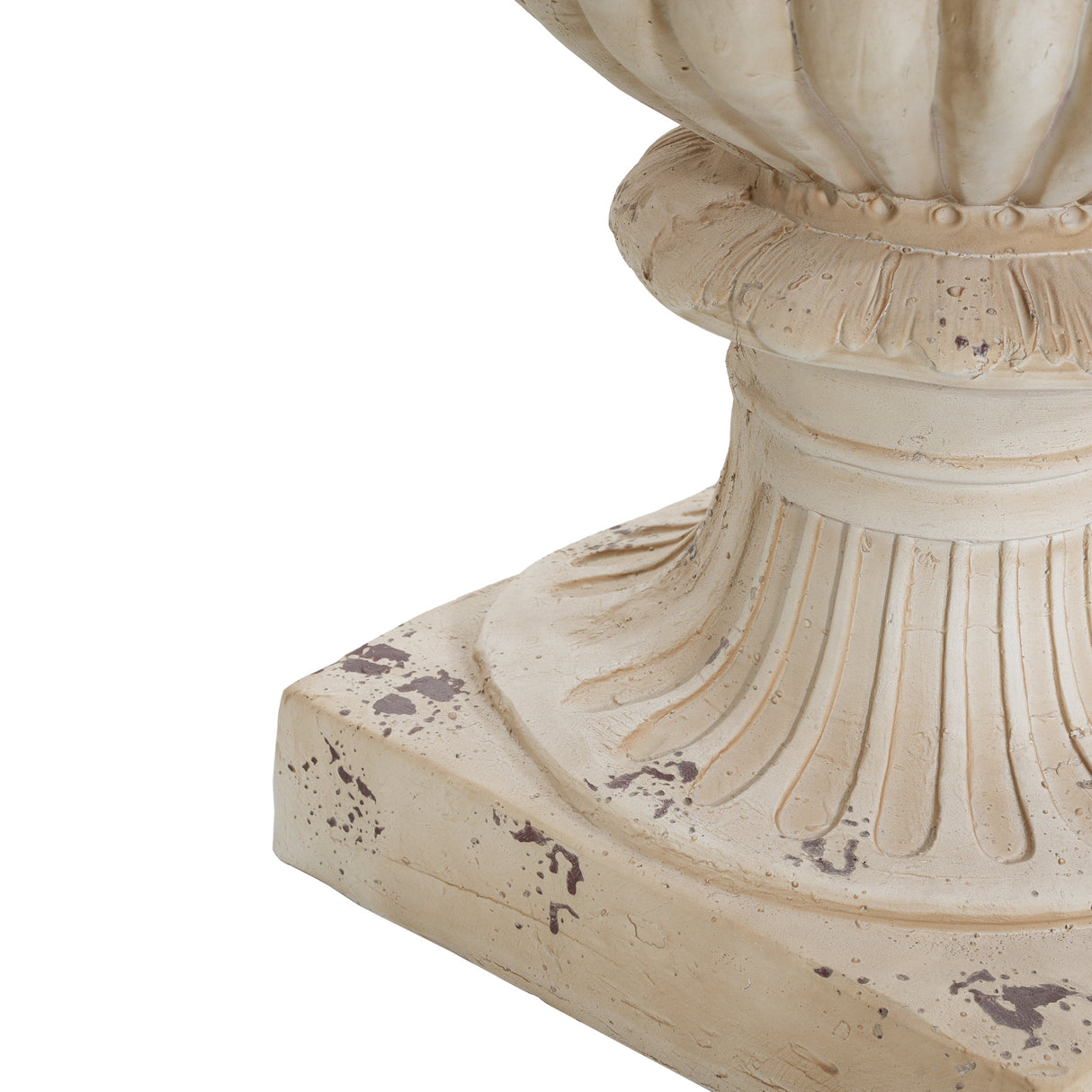 MGO Garden Urn, Antique White, 27" H