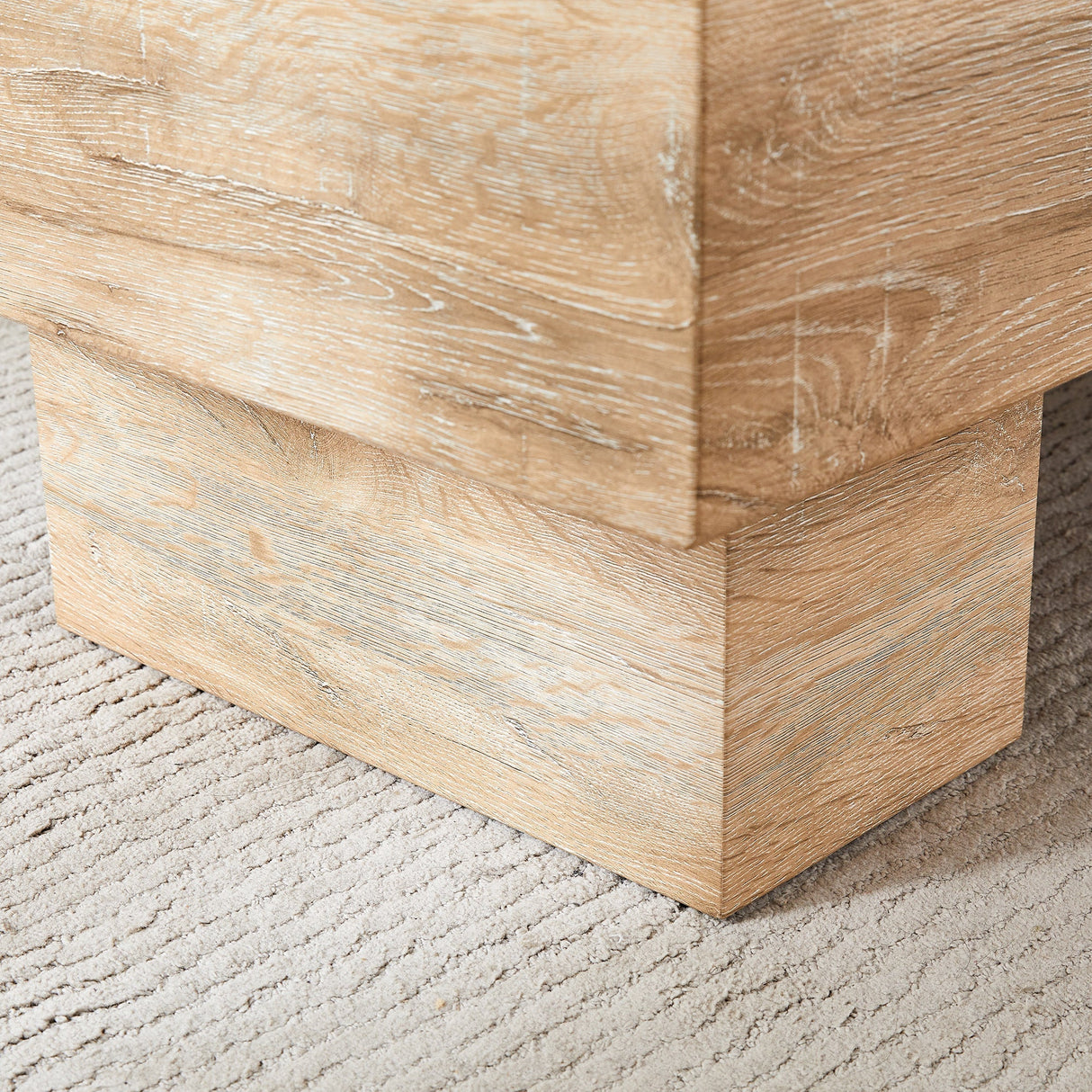 Modern Simple Light Wood Texture Coffee Table