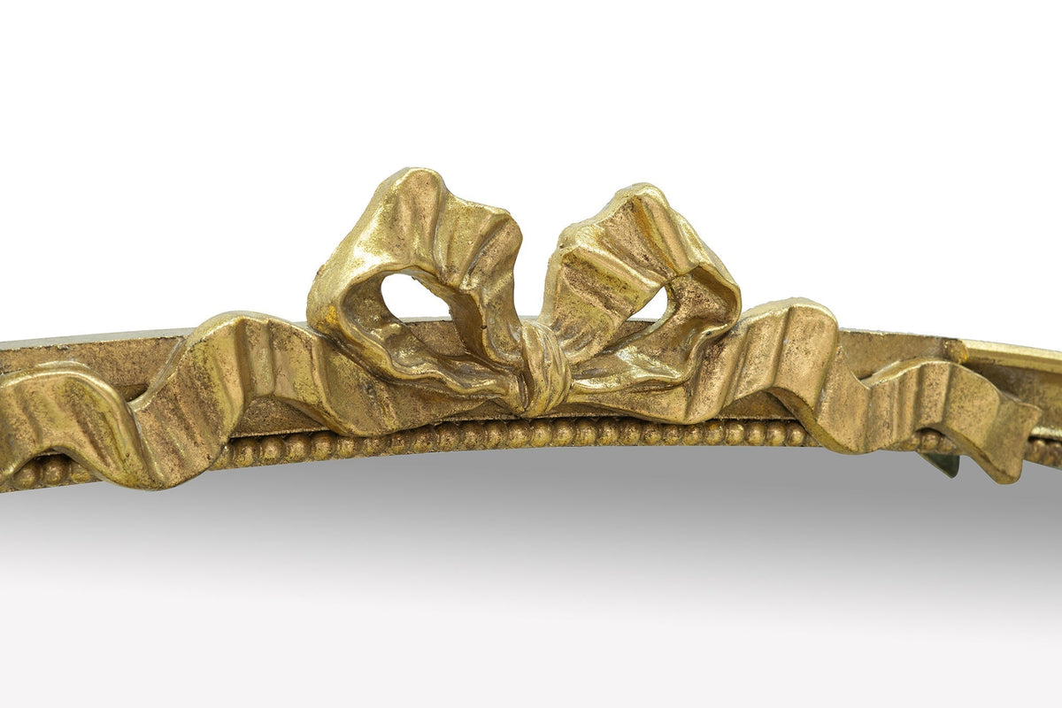 40.2' x 29.9' Baroque Style Gold Arch Mirror