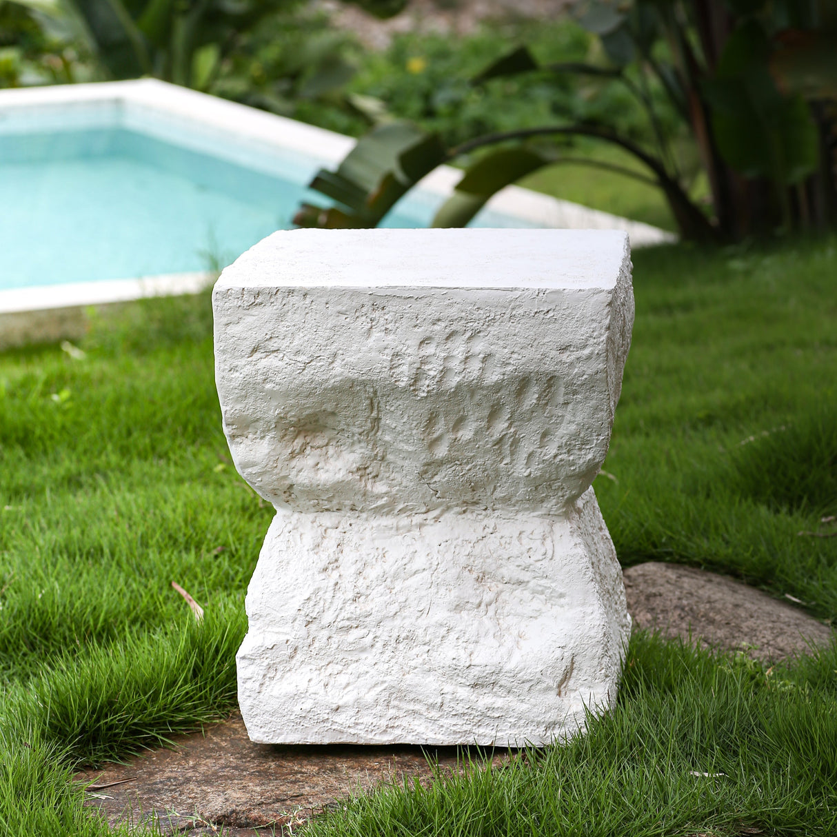 Cleo Outdoor Patio Modern Minimalist MGO Side Table