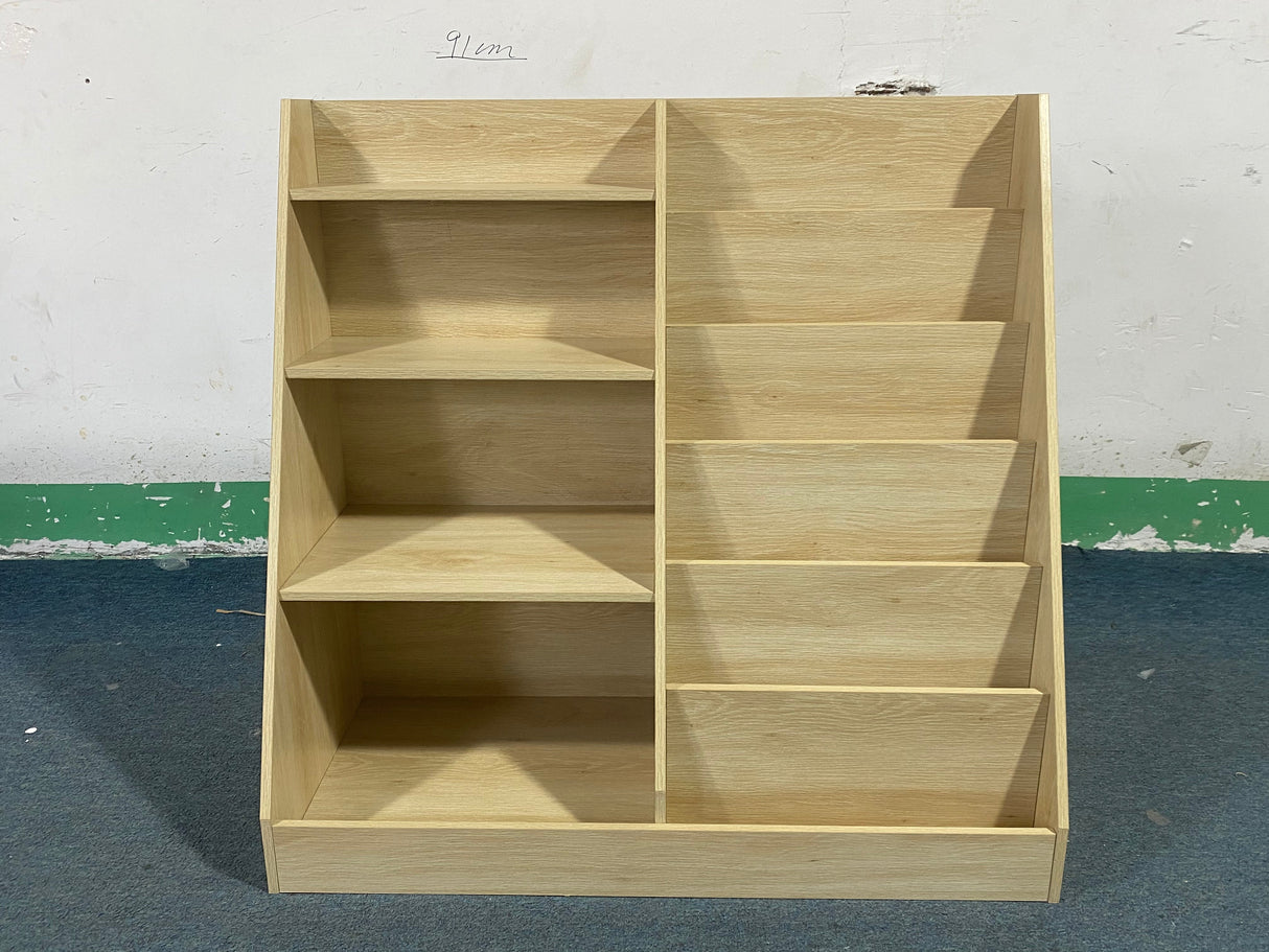 Kids Bookshelf and Toy Storage Organizer