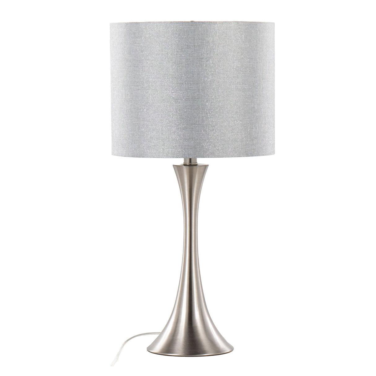 Lenuxe 24" Contemporary Metal Table Lamp Set