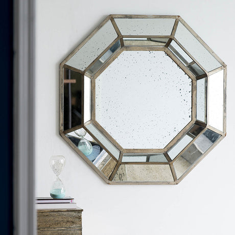 40'-x-40'-Oversized-Silver-Octagon-Mirror,-Mid-Century-Modern-Accent-Mirror,-for-Living-Room,-Entryway,-Bedroom,-Hallway-Mirrors